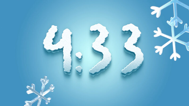Blue Snow Countdown